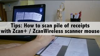 Zcan scanner mouse - How to scan and digitize piles of receipts for tax purpose?