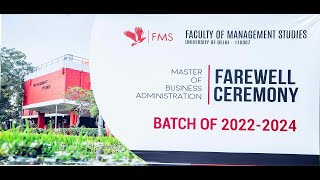 Convocation Ceremony | Batch of 2024 | Media Relations Cell | FMS-Delhi