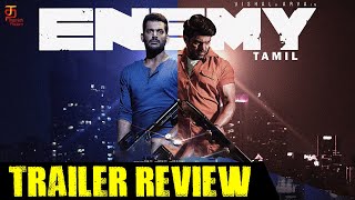 Enemy Trailer Review | Vishal | Arya | Mirnalini Ravi | Praksh Raj | Anand Shankar | Thamizh Padam