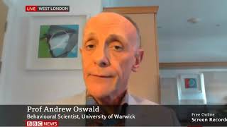 Prof. Andrew Oswald - BBC News Channel - 10.05.2020