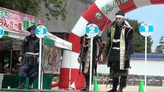 名古屋おもてなし武将隊2012/5/13　さくらんぼの種飛ばし大会・後編