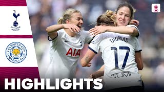 Tottenham vs Leicester City | What a Game | Highlights | Adobe Women's FA Cup Semi Final 14-04-2024