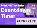 Build a Countdown Timer with React, TypeScript & Next.js (Hooks)