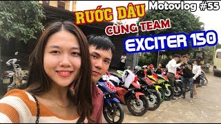 Rước dâu tại Hà Nam cùng club Exciter 150 Touring Miền Bắc | Motovlog 55