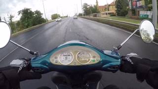 Piaggio Liberty 2T 50cc, GoPro HERO 4 Silver Test Ride