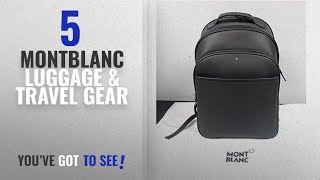 Top 10 Montblanc Luggage \u0026 Travel Gear [2018]: Montblanc 111137 Black Leather City Bag Extreme