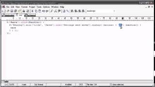 jQuery Tutorial 157 Dialog