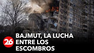 Bajmut, la lucha entre los escombros: así luce la ciudad desde el cielo | #26Global