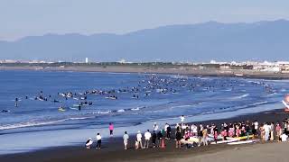 ２０２２年１０月２３日（日）／江ノ島～鵠沼海岸～富士山：快晴です！風は弱めで波はすね～膝くらい。