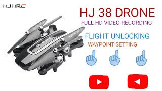 HJ38 Drone Manual | Hj38 Drone Review HJ38 GPS Drone With 4K Camera || Follow Me Quadcopter