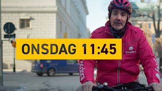 Hur är det att vara foodora-bud? Fredrik Kopsch testar onsdagspass!