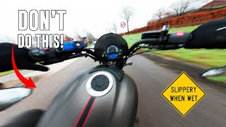 Almost crashed my bike! 😰 Luck or skill? Kawasaki Vulcan S | 4K POV