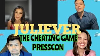 JULIEVER: THE CHEATING GAME PRESSCON!