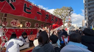 十日戎 西宮神社⛩️から阪神西宮駅まで屋台を見ながら歩く①😋 2025.1.11