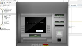 ATM Simulator Machine Project by JAVA and MySQL database with full source code