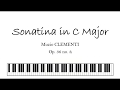 Clementi Sonatina in C Major (Downloadable Sheet Music) Grade 5 RCM Piano