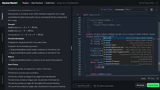 [15] HackerRank: Merge Two Sorted Linked Lists | Step-by-Step Solution