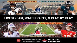 2024 NFL Conference Championship Doubleheader Livestream, Watch Party, and Play-By-Play