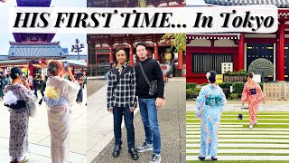 Ep. 130: HIS FIRST TIME… In Tokyo | Shinjuku, Asakusa, Senso-Ji Temple, Harajuku