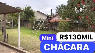 MINI CHÁCARA ESCRITURADA CASA BOA R$130MIL