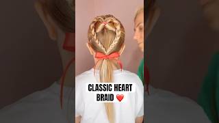 CLASSIC HEART BRAID | Audrey and Victoria #hairstyle PRODUCTS USED IN DESCRIPTION BELOW