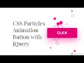 How to design Effective CSS Particles Animation Button with jQuery| Glowing Dot  Animation