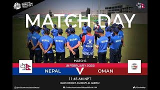 Nepal Vs Oman T20 Cricket Live