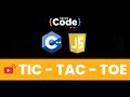 Tic Tac Toe Game Development 2022 | JavaScript Game Development | C++ Game Development | SimpliCode