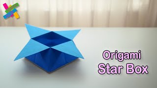 Origami STAR BOX (traditional model) | How to fold paper Star Box | DIY | How to make |Fold Tutorial