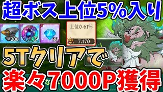 【グラクロ】超ボスチャンドラーChallenge簡単攻略法！5ターンクリアでサクッと7000pt以上獲得できる超オススメ編成を紹介！【七つの大罪グランドクロス/ゆっくり解説】