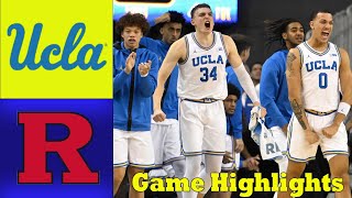 UCLA Bruins vs Rutgers Scarlet Knights Full Game 1st- Qtr | Jan 13,2025 Men's College Basketball