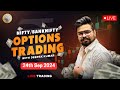 Nifty & Bank Nifty Live Trading 24th Sep, 2024 Deepak J Kumar