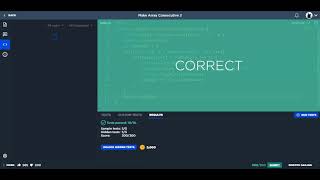 Code Signal - Make Array Consecutive 2 - Javascript