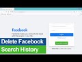 How to clear Facebook search history on Computer, PC, Laptop, Desktop?