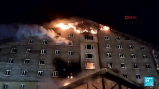 Incendio en hotel de lujo en Turquía deja al menos 76 muertos y decenas de heridos