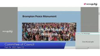 Pro-Sri Lankan group deny genocide and oppose Tamil genocide monument in City of Brampton