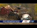 Hazmat crews clean up aftermath of train wreck near Carlisle