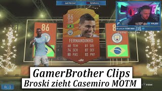 GamerBrother zieht Casemiro MOTM im Pack 😂🤣 | GamerBrother Clips