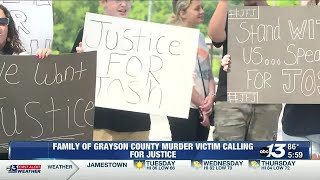 Family of Grayson County murder victim call for justice