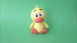 How to Make Fondant Duck Cake Topper Video Tutorial