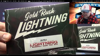 HUGE QUAD CASE 🔥 2024 Gold Rush Lightning Baseball Card 40 Box Break #1 Sports Cards