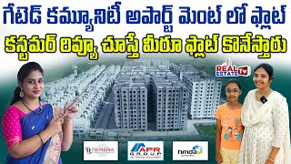 Gated Community Apartment Flats || Customer Review || అపార్ట్ మెంట్ లో గృహప్రవేశం చేసిన 4వ కస్టమర్