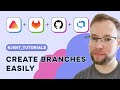 Jigit Tutorials: Create a branch in Gitlab, Github, Azure DevOps