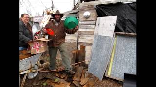 Idaho Hillbilly Homestead Installing Cedar Shakes \u0026 Visit