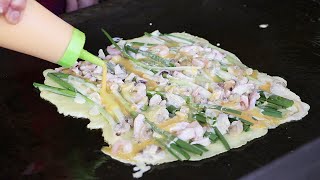 전 하나로 연매출6억!!!할머니 해물파전 맛집!!!(Korean Seafood Pancakes,  Haemul-Pajeon)/Korean Street Food