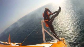 Breitling Wingwalkers display at Festa al Cel Barcelona Airshow 2011 - Onboard cam (GoPro)