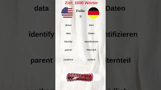 1000 Wörter lernen Folie 5 #deutsch #a1 #b1 ( Deutsch Lernen )