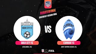 NATIONAL QUARTERFINALS | Soda City FC vs Current FC | 2024 Fall Season