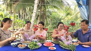 Bông Lục Bình Chấm Cá Kho Me Mỗi Năm Thưởng Thức Chỉ Được Một Lần | TKQ  \u0026 Family T1947