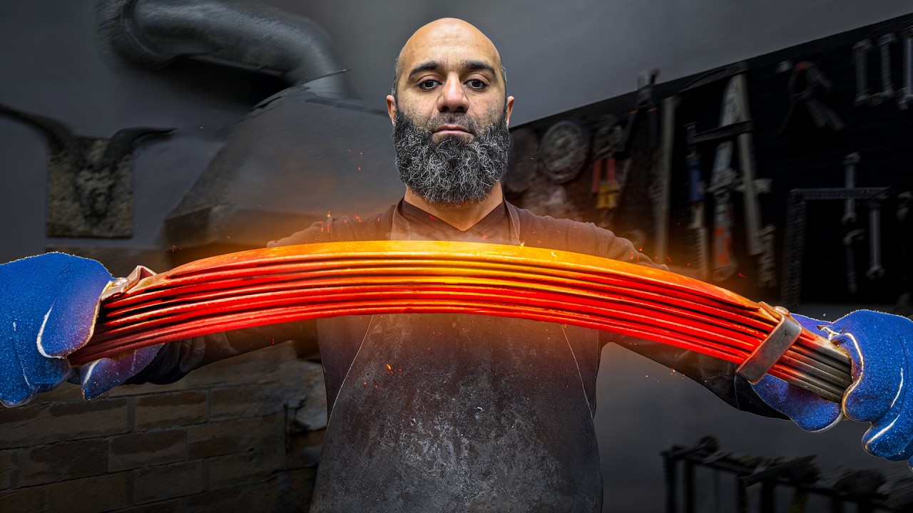 Forging A Hunting Knife From A Leaf Spring